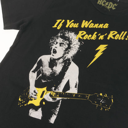× AC/DC アンガス ヤング Tシャツ (ACDC EUROPE TOUR 88 pt T-SH)