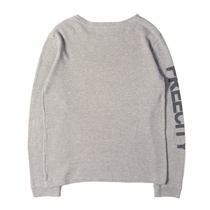 23AW グラフィック ロゴ サーマル 長袖 Tシャツ (FREECITY SIGN THERMAL LONG SLEEVE T)