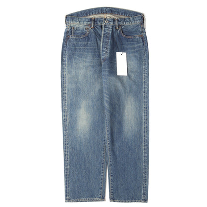 24SS ウォッシュド加工 ワイド デニムパンツ (Washed Denim Wide Pants)
