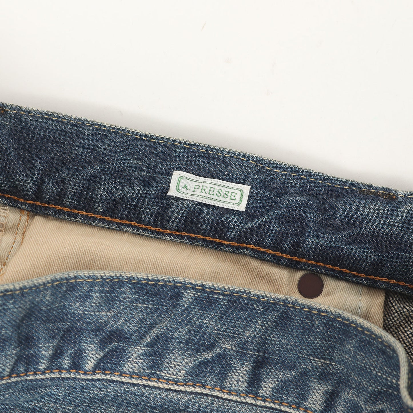 24SS ウォッシュド加工 ワイド デニムパンツ (Washed Denim Wide Pants)