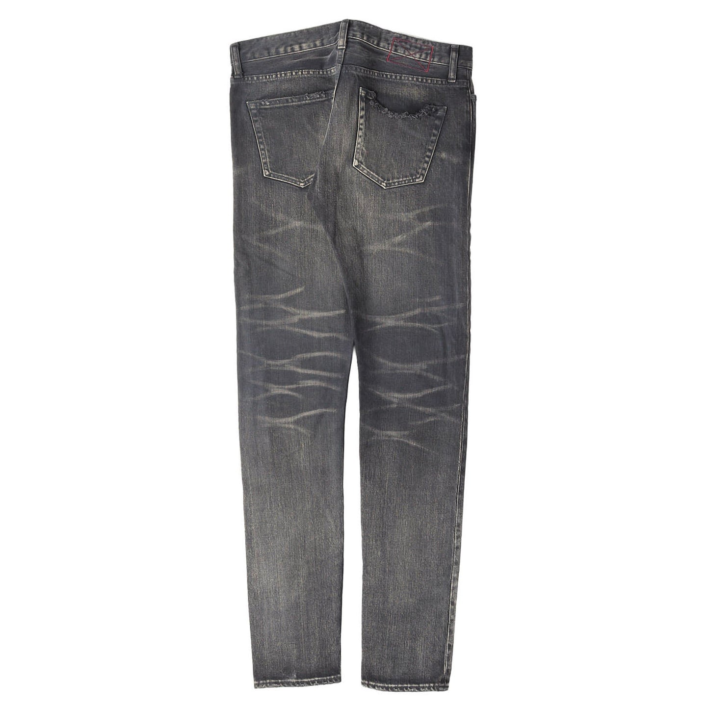 21AW ヴィンテージ加工 スリム スキニー デニムパンツ (TYPE-1 SLIM DAMAGE JEANS)
