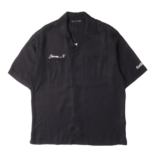 24SS デトロイト エンブロイダリー ボーリングシャツ (Detroit Embroidery Bowling SH)