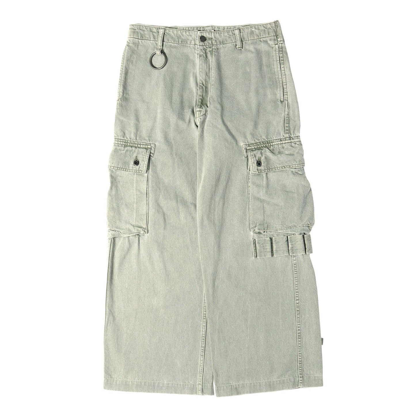 24AW ワイドカーゴ デニム モンキーパンツ (Denim Wide Cargo PS)