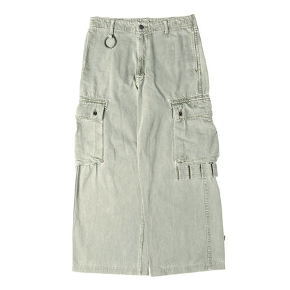 24AW ワイドカーゴ デニム モンキーパンツ (Denim Wide Cargo PS)