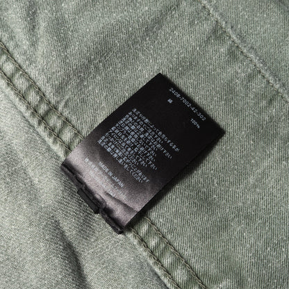 24AW ワイドカーゴ デニム モンキーパンツ (Denim Wide Cargo PS)