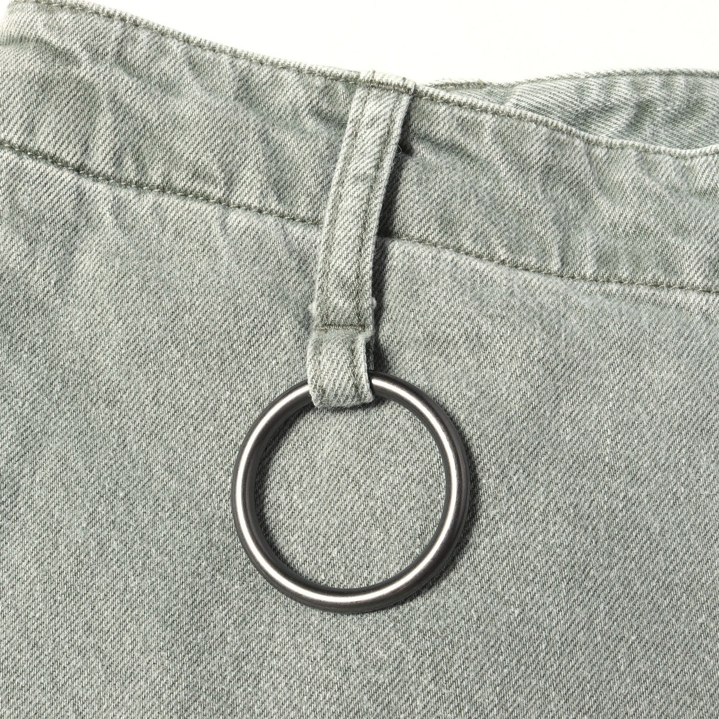 24AW ワイドカーゴ デニム モンキーパンツ (Denim Wide Cargo PS)
