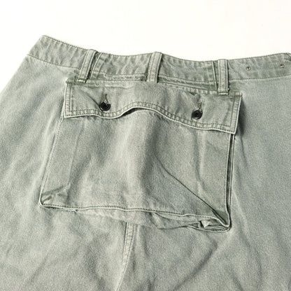 24AW ワイドカーゴ デニム モンキーパンツ (Denim Wide Cargo PS)
