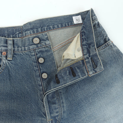 25SS ワイド デニム パンツ (13.5oz Denim Pants Wide) / ROOTSTOCK