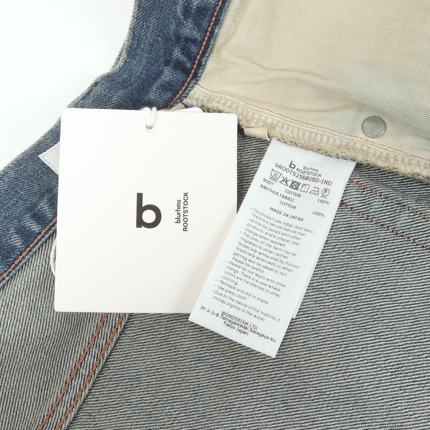 25SS ワイド デニム パンツ (13.5oz Denim Pants Wide) / ROOTSTOCK