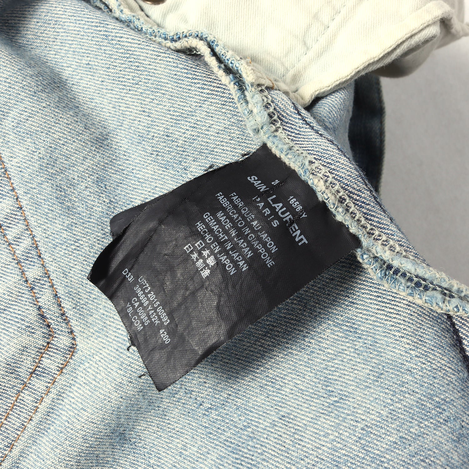 SAINT LAURENT PARIS エディ期 デストロイデニム 28 SAINT LAURENT PARIS エディ期 デストロイデニム 28