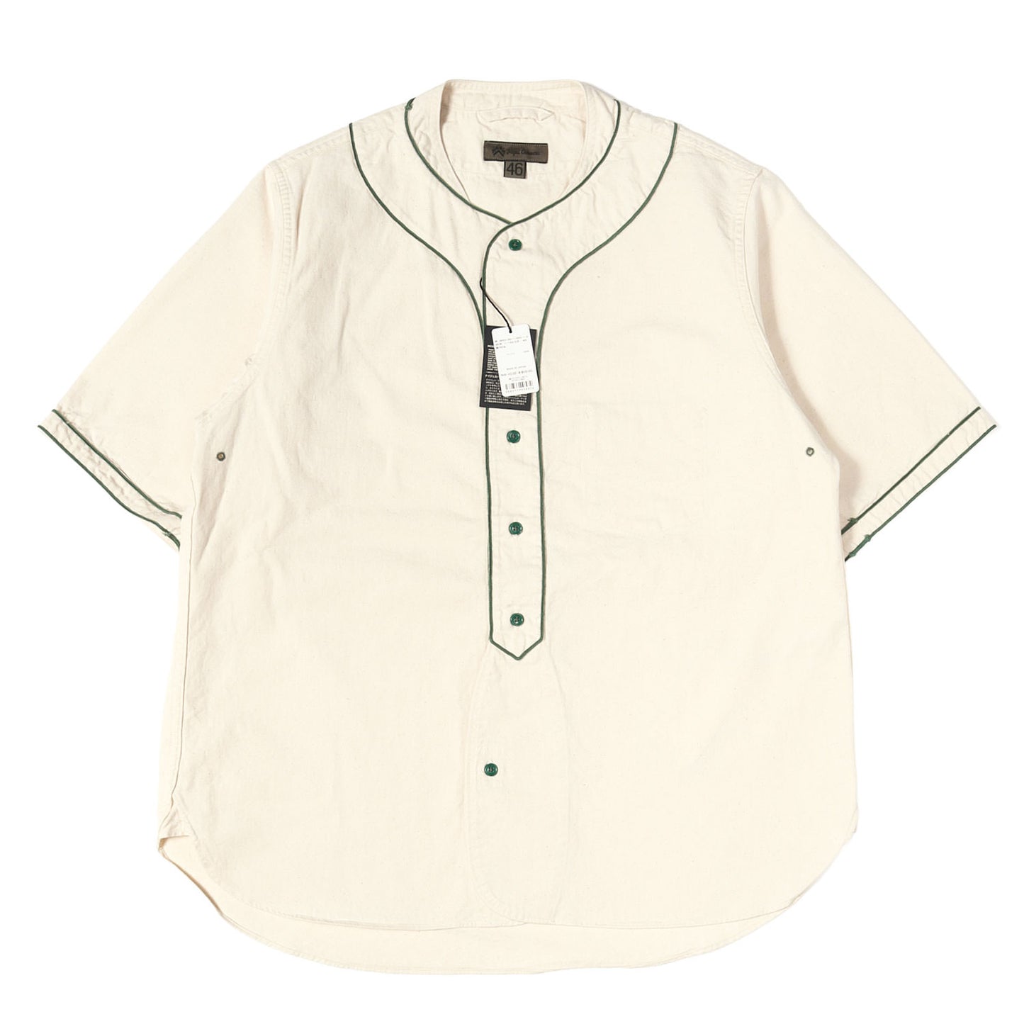 26SS ツイル ベースボールシャツ (BASEBALL SHIRT SHORT SLEEVE COTTON TWILL)