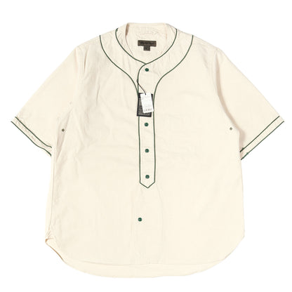 26SS ツイル ベースボールシャツ (BASEBALL SHIRT SHORT SLEEVE COTTON TWILL)
