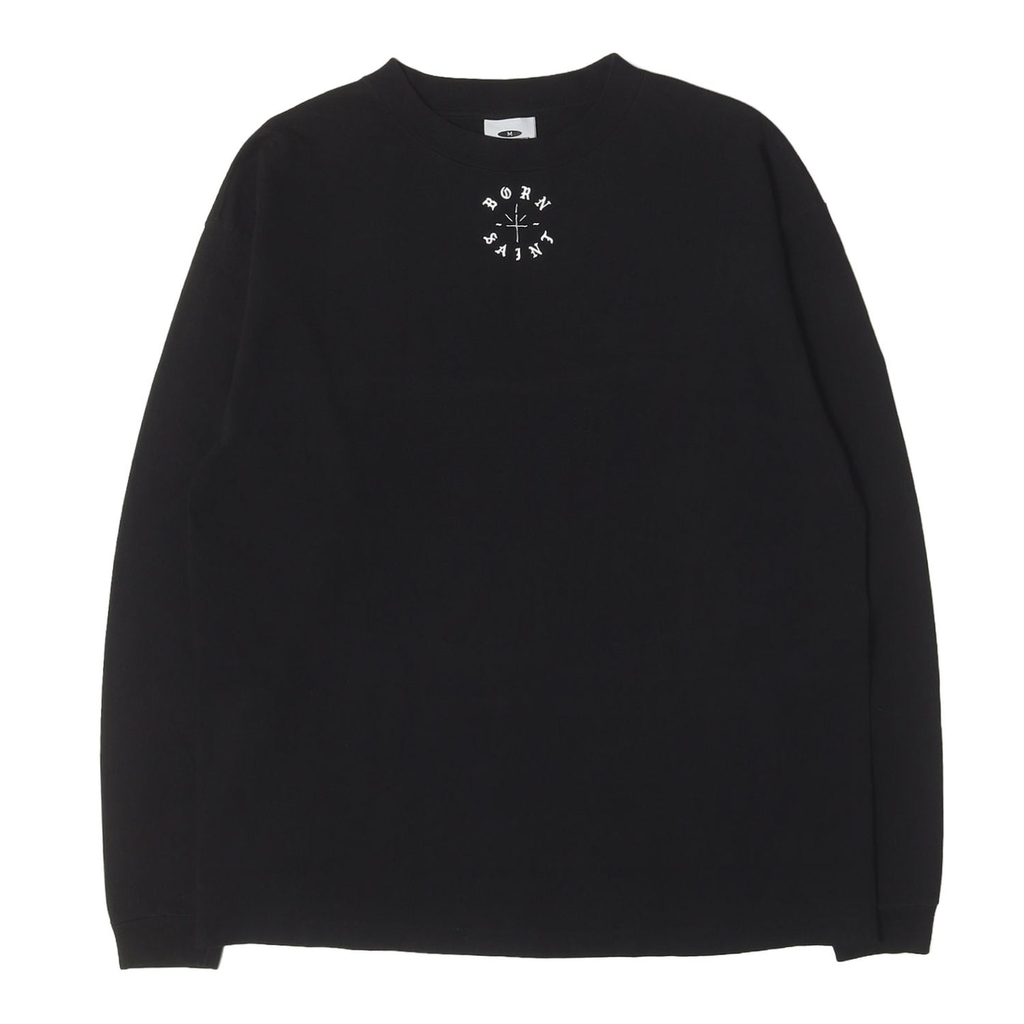 24SS × BORN X RAISED ロゴ プリント刺繍 ロングスリーブ Tシャツ (BR_LS TEE / BORN SAINT )