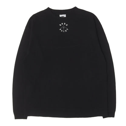 24SS × BORN X RAISED ロゴ プリント刺繍 ロングスリーブ Tシャツ (BR_LS TEE / BORN SAINT )