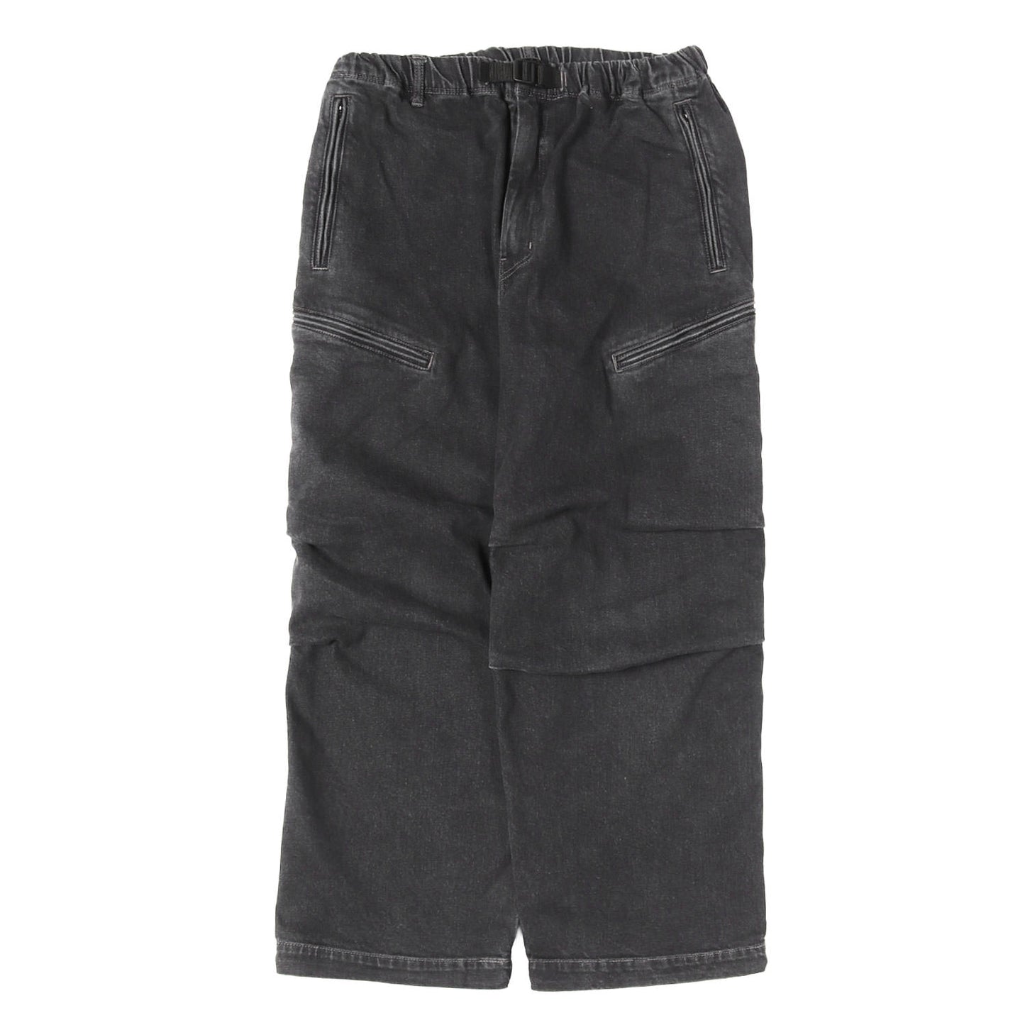 24AW フェード ストレッチデニム カーゴパンツ