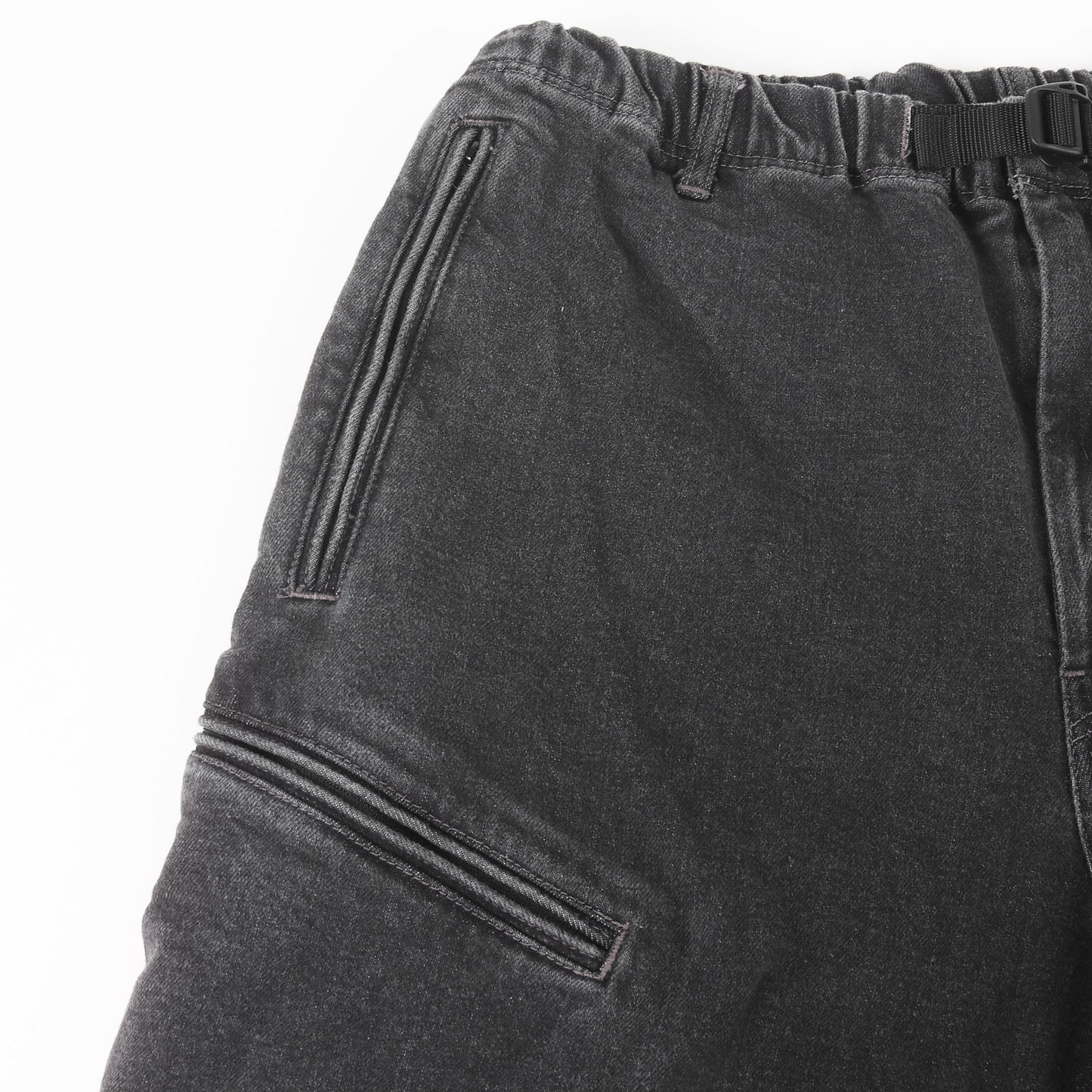 24AW フェード ストレッチデニム カーゴパンツ