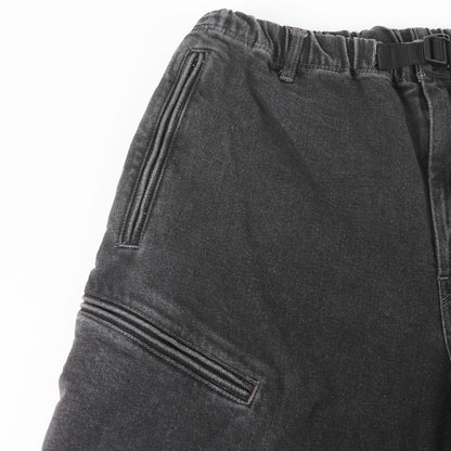 24AW フェード ストレッチデニム カーゴパンツ
