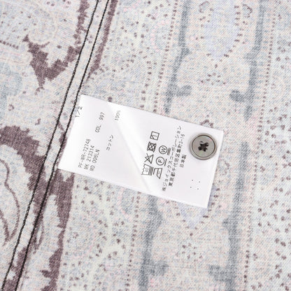 21AW ペイズリーストライプ プリント シャツ / MADE IN JAPAN