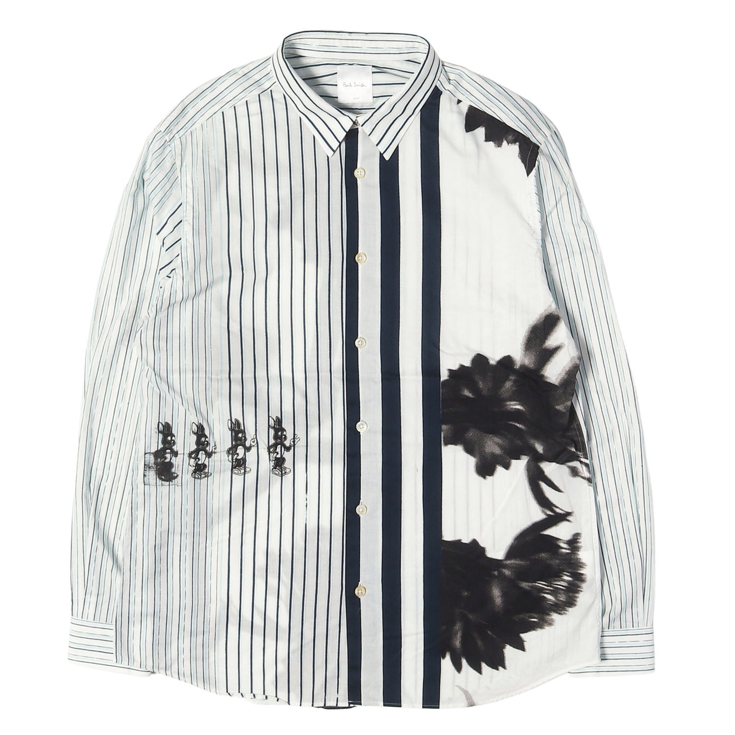 20SS コラージュ パネルプリント ドレスシャツ / MADE IN JAPAN