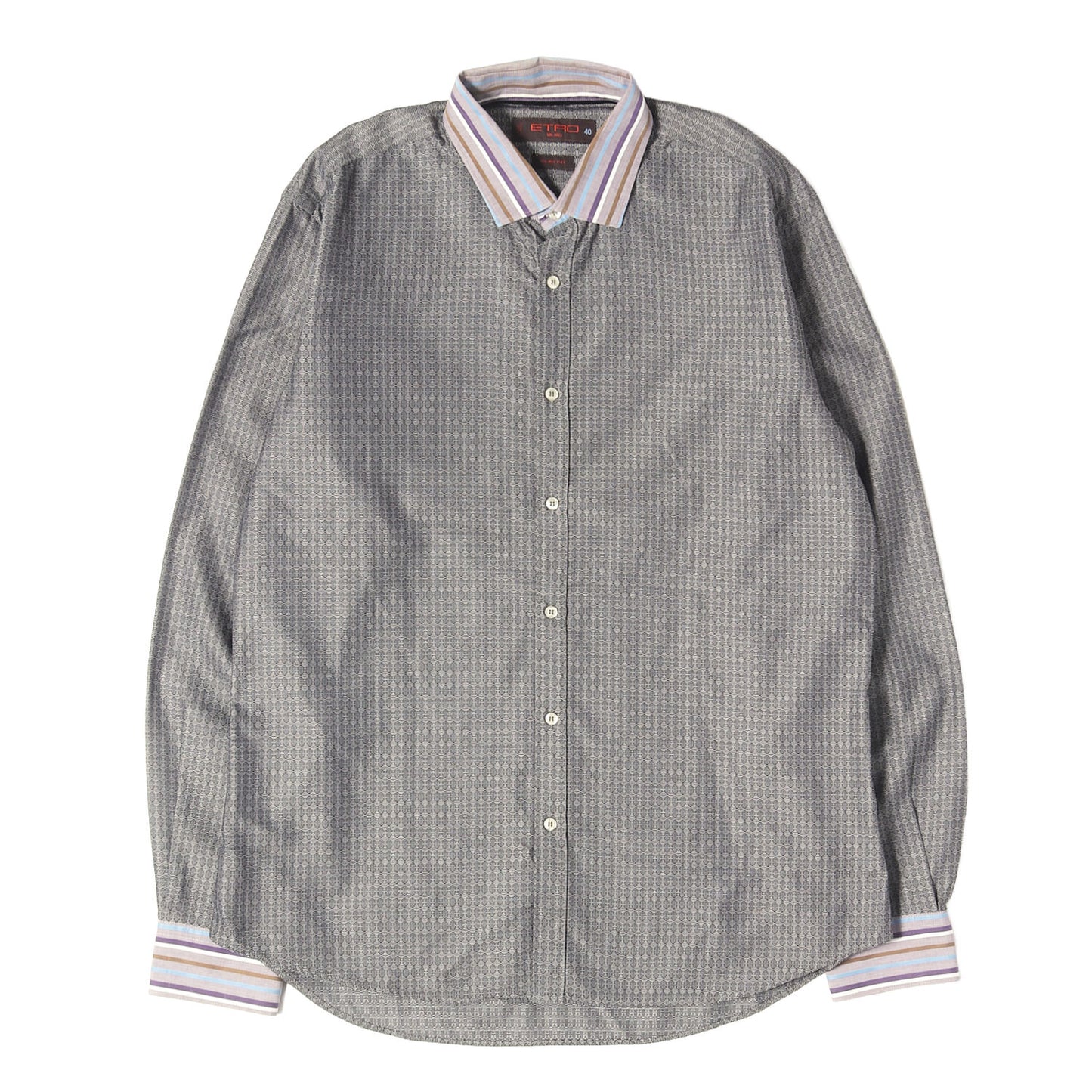 ジオメトリック クレリック ドレスシャツ / SLIM FIT