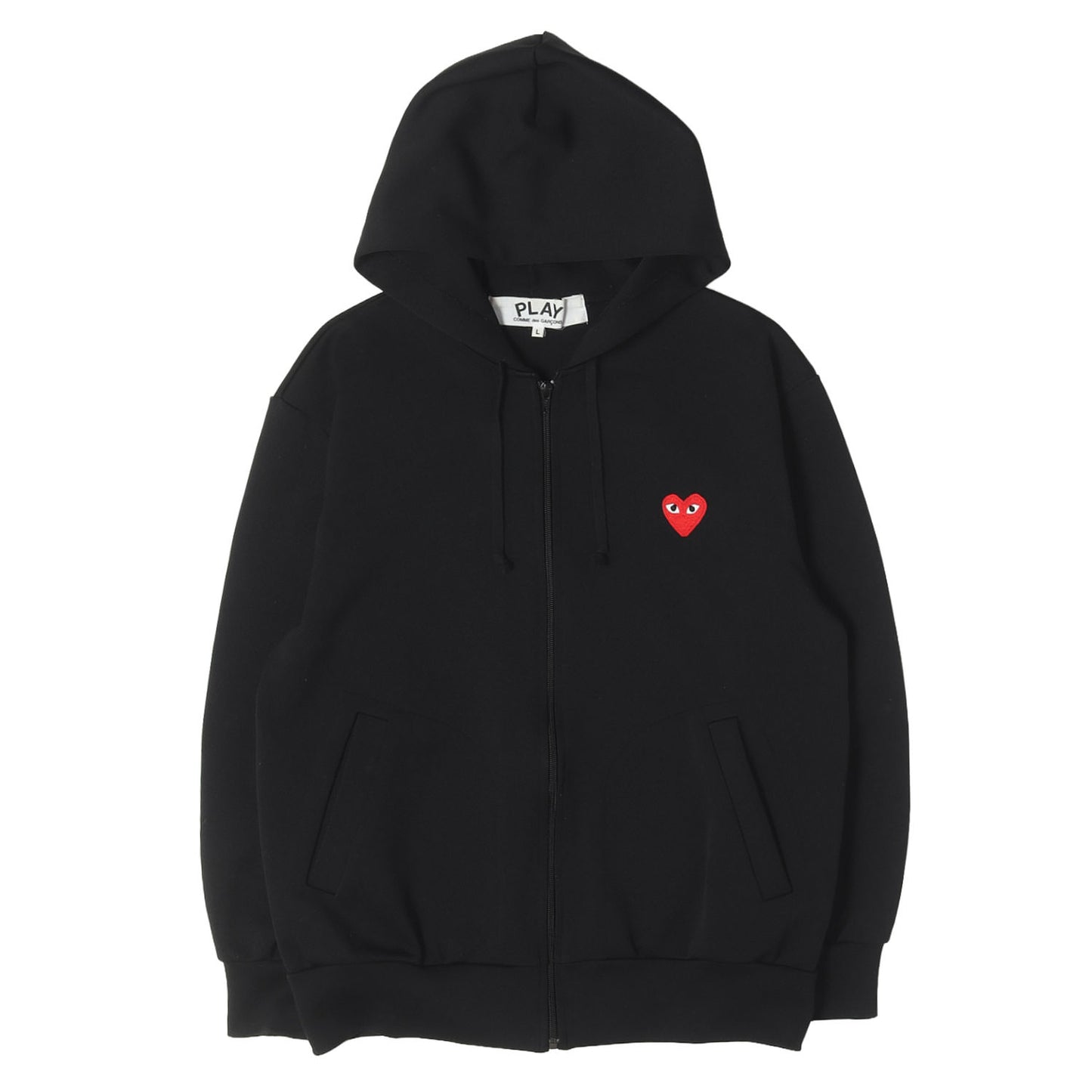 プレイハート エステルジャージー ジップ パーカー (Zip-Up Hoodie With Red Emblem) / AD2012