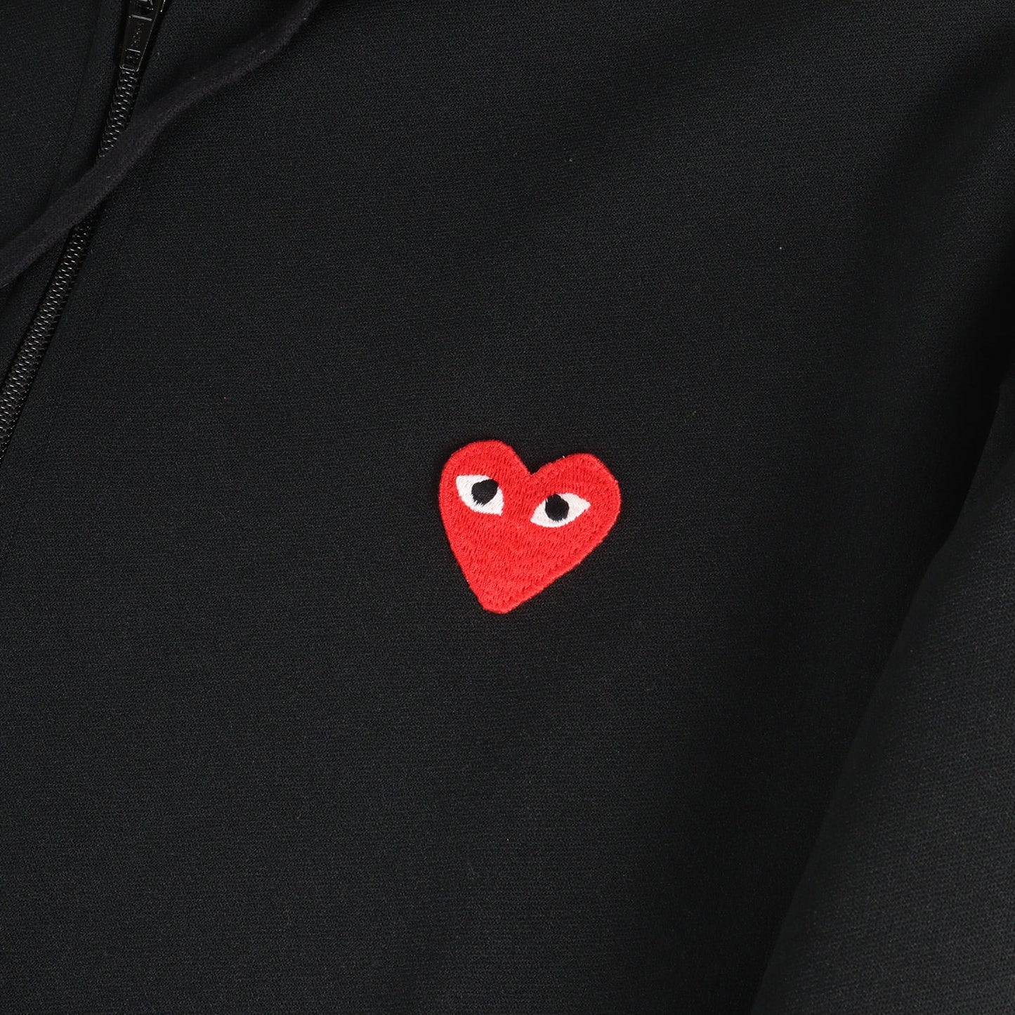プレイハート エステルジャージー ジップ パーカー (Zip-Up Hoodie With Red Emblem) / AD2012