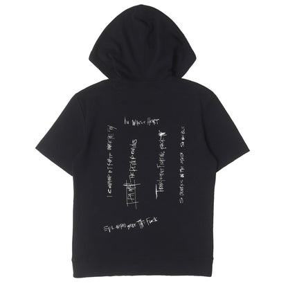 バックロゴ ショートスリーブ スウェット パーカー