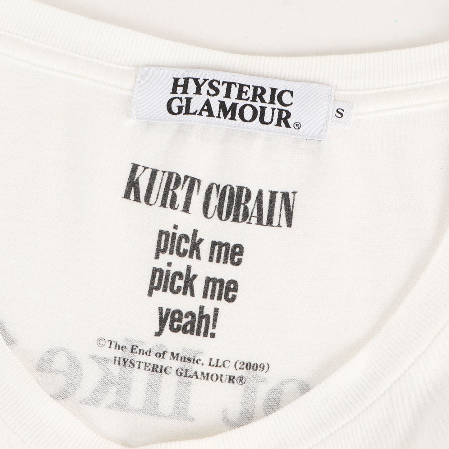 00s × NIRVANA CURT COBAIN フォトグラフィック ロゴ Tシャツ