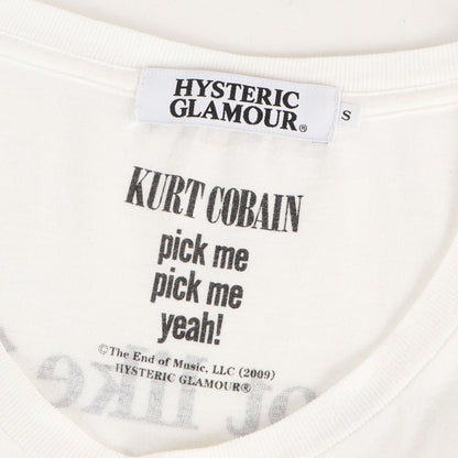 00s × NIRVANA CURT COBAIN フォトグラフィック ロゴ Tシャツ