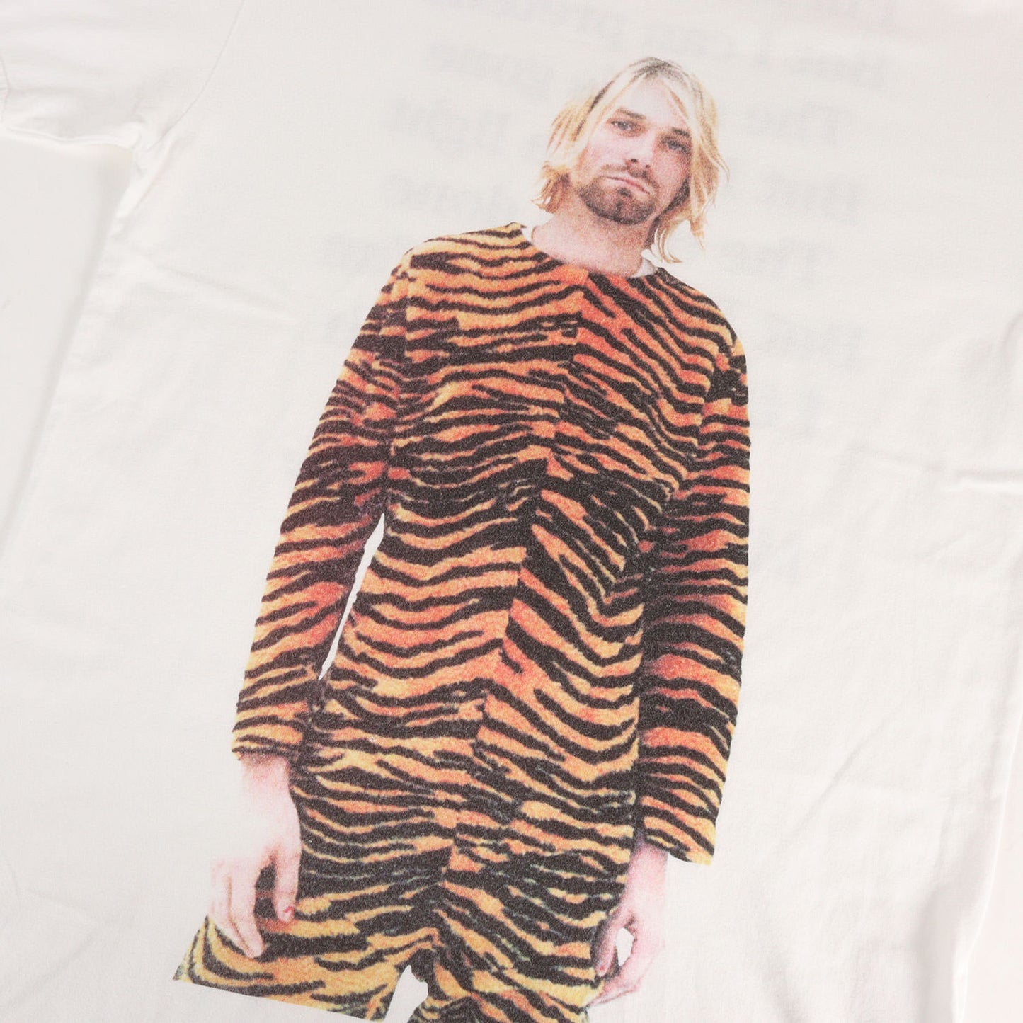 00s × NIRVANA CURT COBAIN フォトグラフィック ロゴ Tシャツ