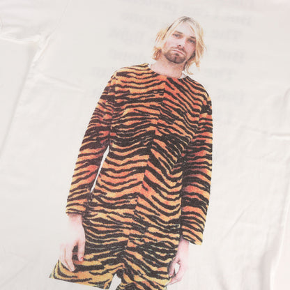 00s × NIRVANA CURT COBAIN フォトグラフィック ロゴ Tシャツ