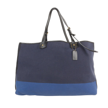 バイカラー キャンバス トートバッグ (Bleecker Colorblock Canvas Holdall)