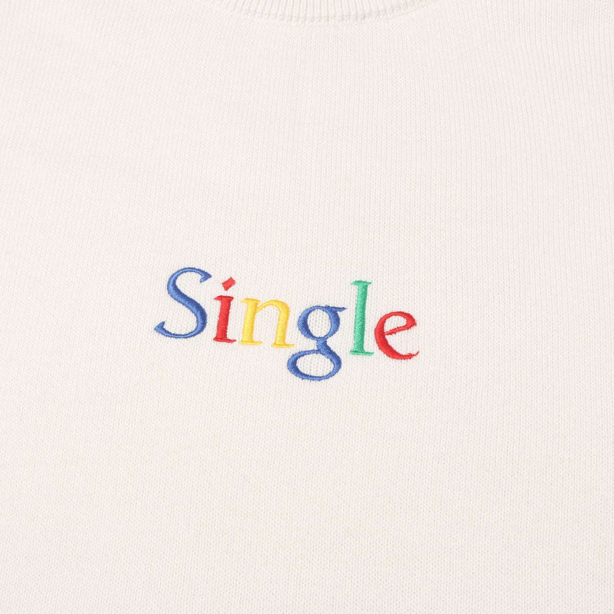 25SS パロディロゴ刺繍 モックネック ニット セーター (Single Logo Knit)
