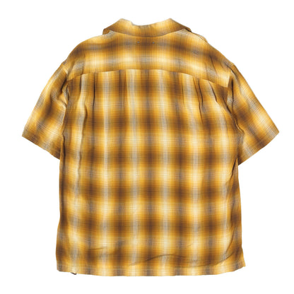 26SS ドビー チェック レーヨン オープンカラー 半袖 シャツ (Rayon Dobby Plaid S.S Open Collar SH)