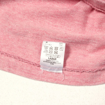 22AW ウォッシュド加工 フロント ロゴ バインダーネック Tシャツ (SD 88/12 LOGO T)