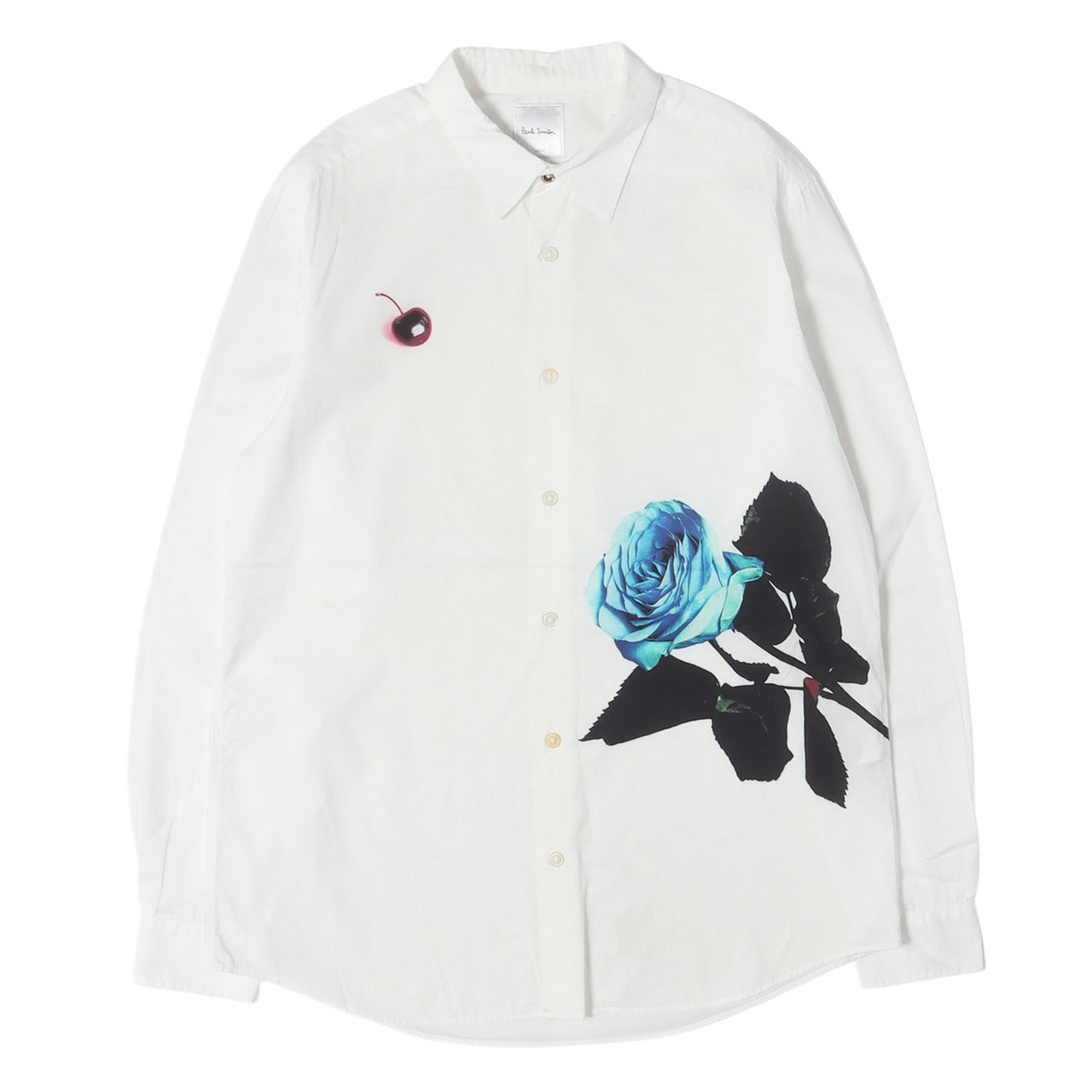 チェリー ローズ ドレスシャツ (ROSE PLACEMENT PRINT SHIRT) / MADE IN JAPAN