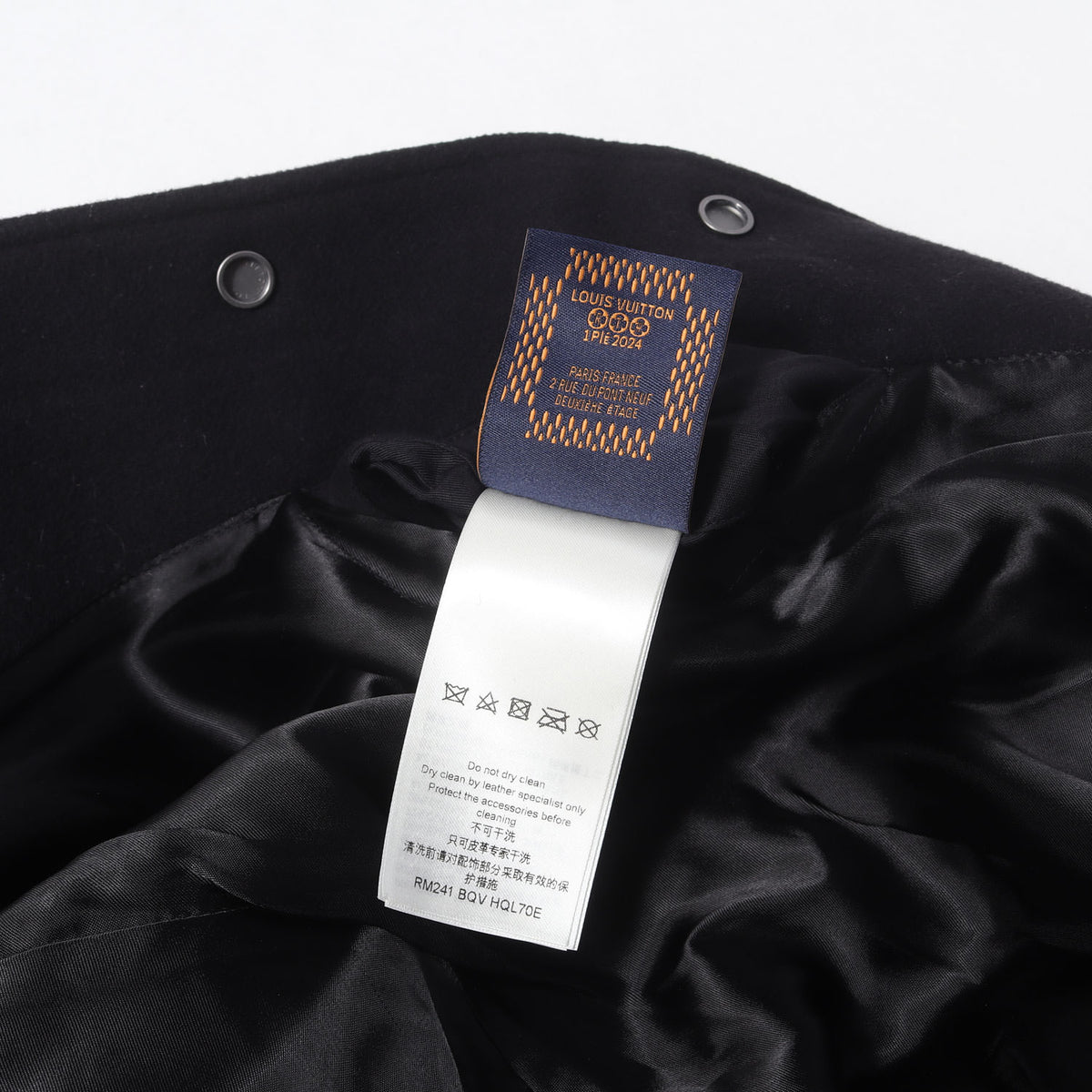 24SS エンブロイダード カーフスキン バーシティジャケット