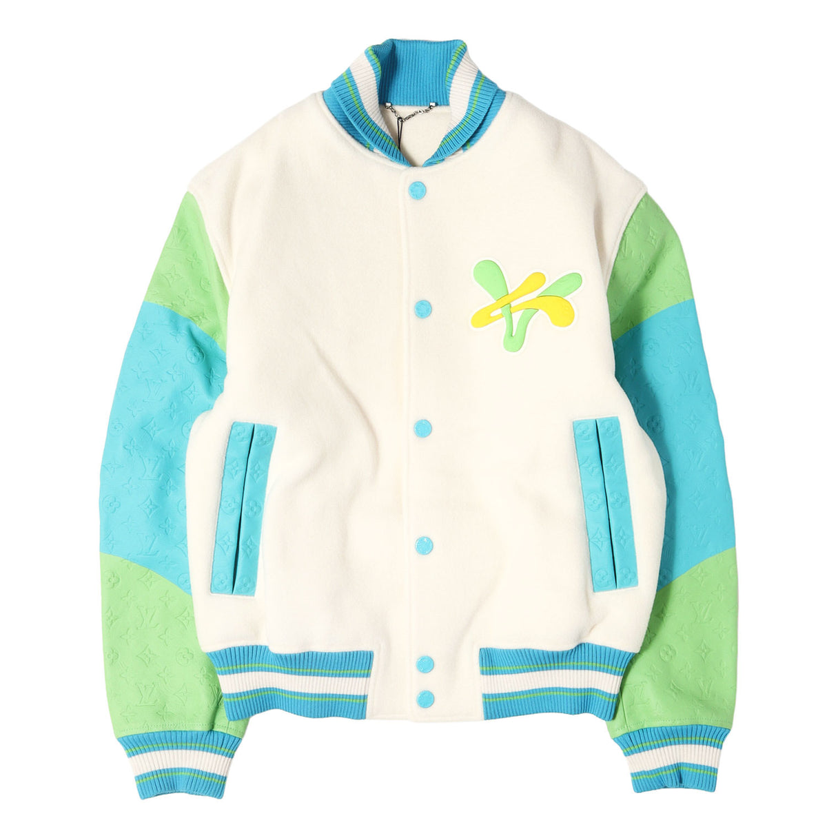 23SS レインボープレイグラウンド バーシティジャケット (Rainbow Playground Varsity Blouson)