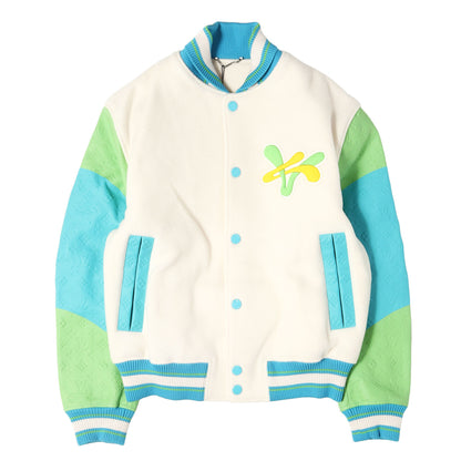 23SS レインボープレイグラウンド バーシティジャケット (Rainbow Playground Varsity Blouson)