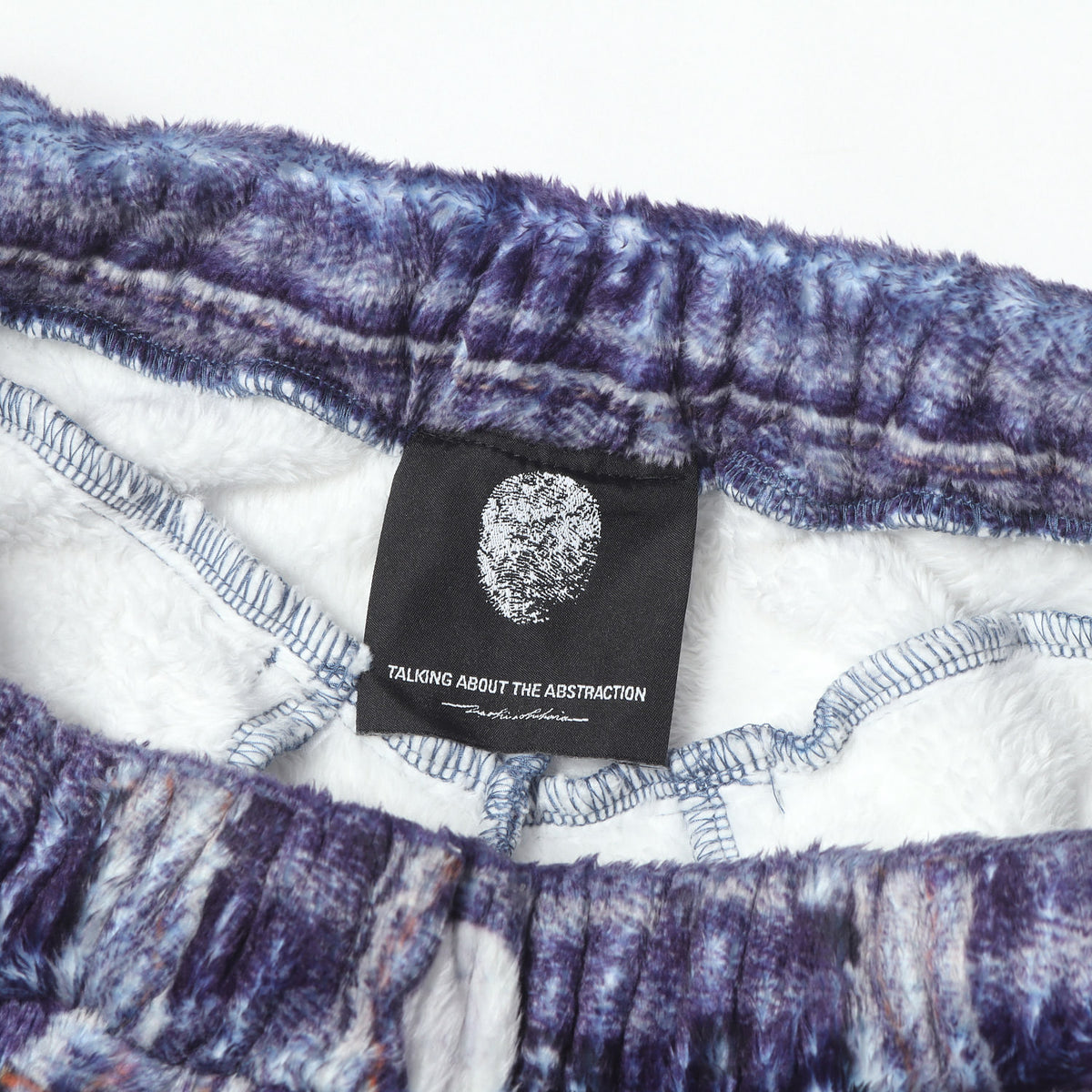 25AW デニムプリント フリースパンツ (FLEECE DENIM PRINT WIDE PANTS)