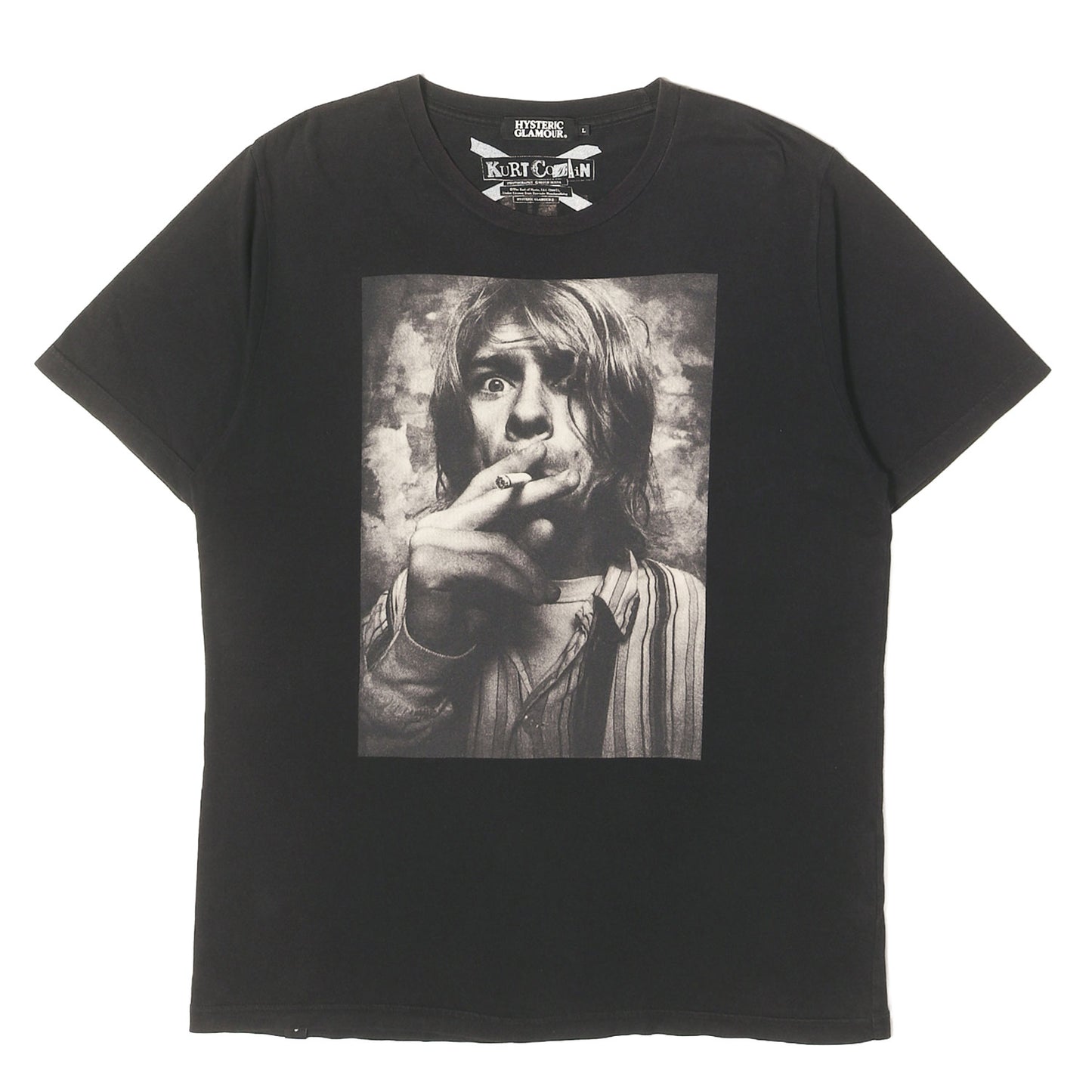 07s × NIRVANA KURT COBAIN フォトグラフィック Tシャツ