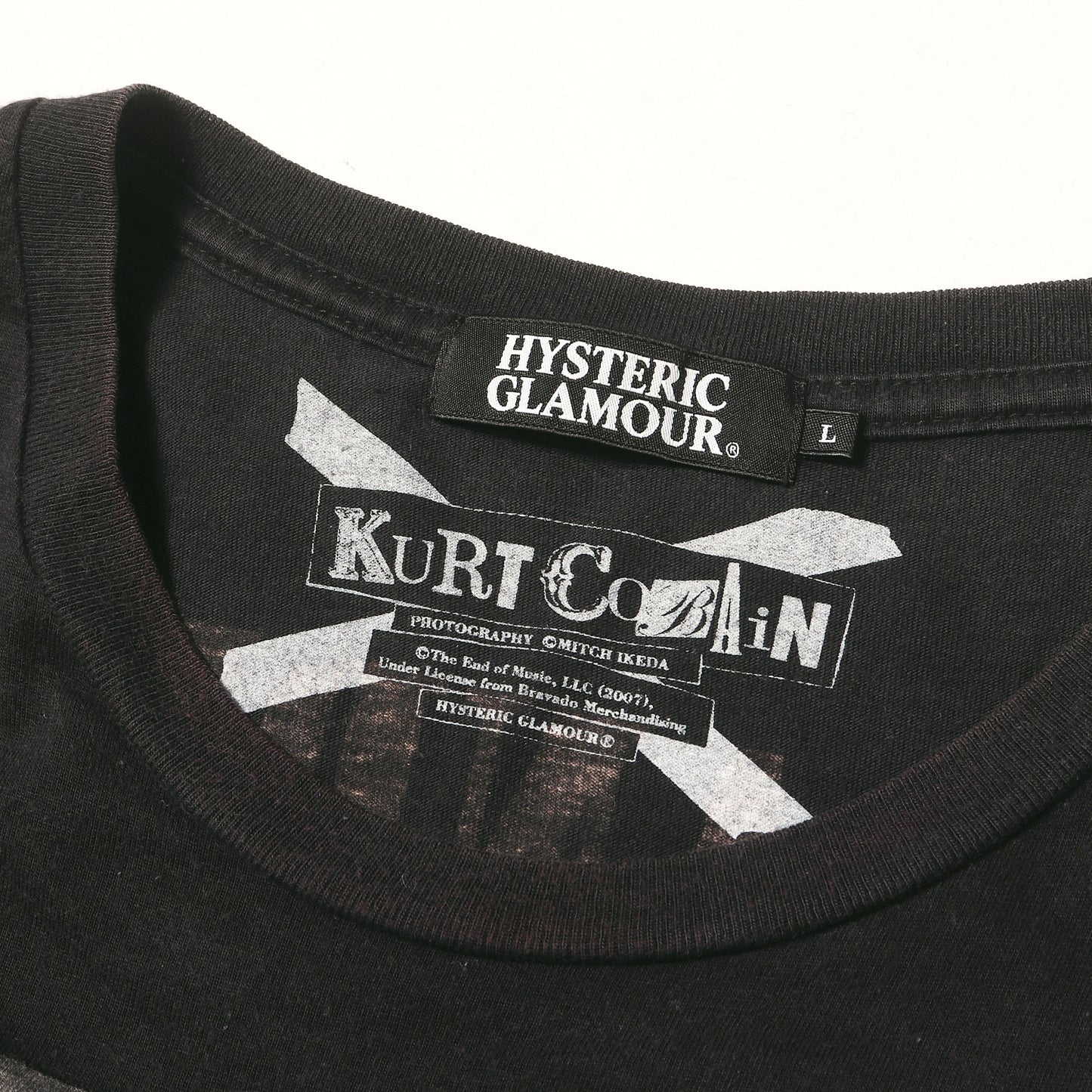 07s × NIRVANA KURT COBAIN フォトグラフィック Tシャツ