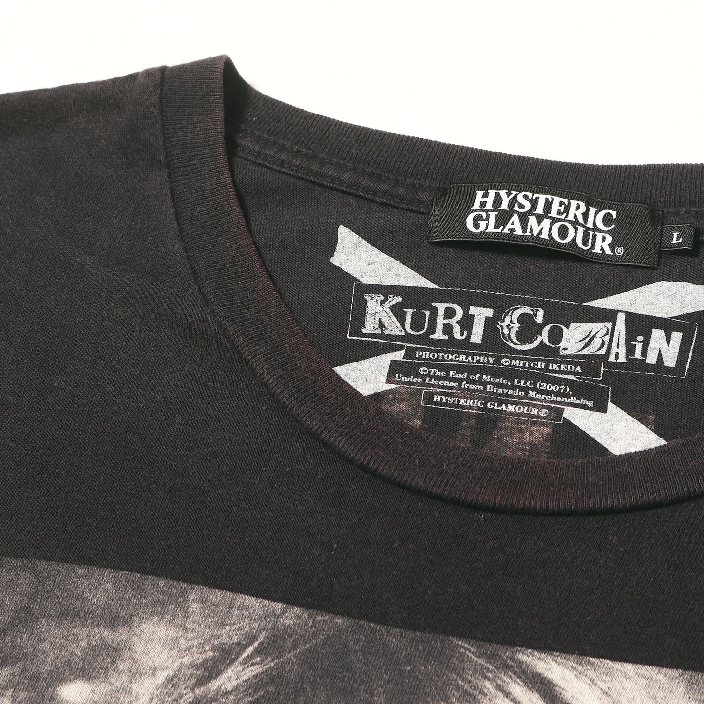 07s × NIRVANA KURT COBAIN フォトグラフィック Tシャツ