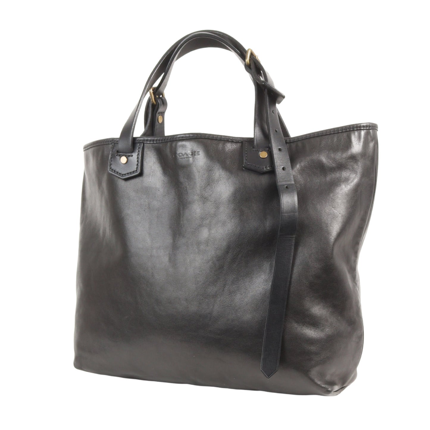 カーフレザー ショルダー トートバッグ (Bleeker Leather Small Hold All)