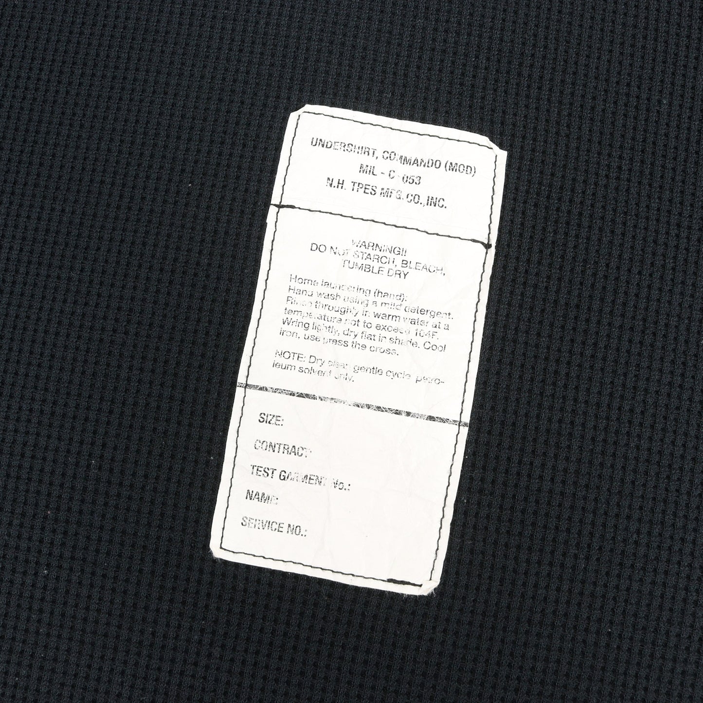 21SS ポリワッフル コンバット Tシャツ (TEST PRODUCT EXCHANGE SERVICE T-SHIRT)