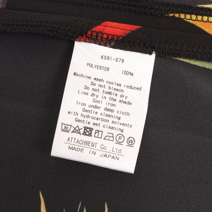T400 ストレッチタフタ プリントオープンカラーシャツ S/S / KAZUYUKI KUMAGAI