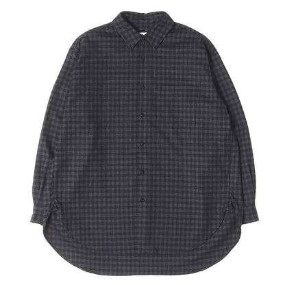 チェック ストレッチ ウール シャツ (WOOL CHECK SHIRT)