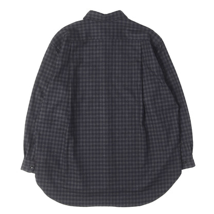 チェック ストレッチ ウール シャツ (WOOL CHECK SHIRT)