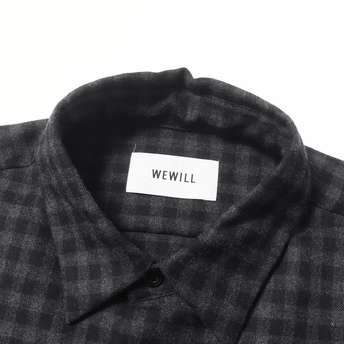 チェック ストレッチ ウール シャツ (WOOL CHECK SHIRT)