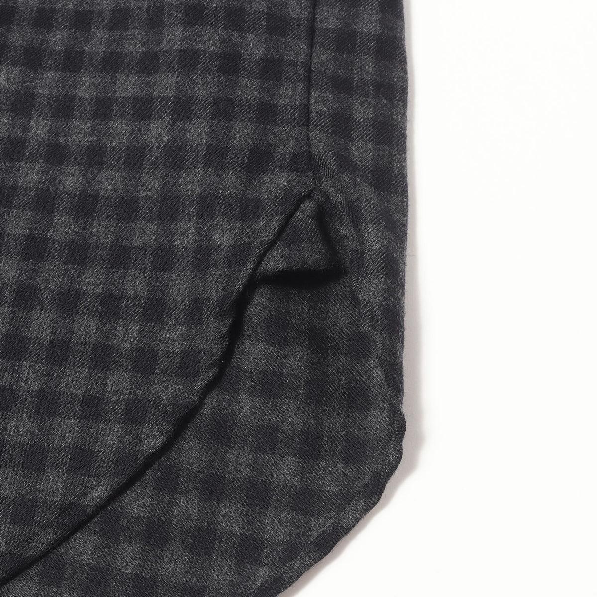 チェック ストレッチ ウール シャツ (WOOL CHECK SHIRT)